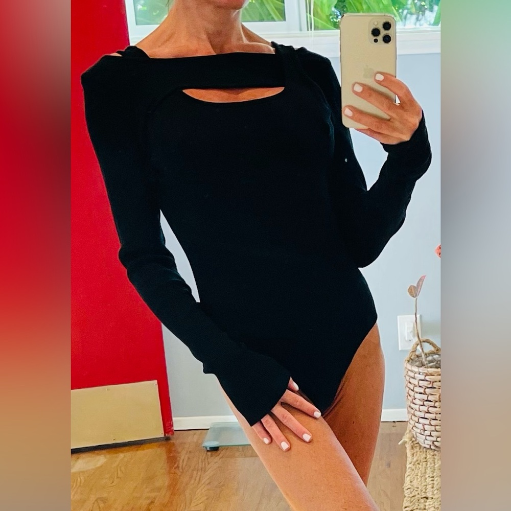 Elegant Black Long Sleeve Women's Bodysuit Citizens of Humanity